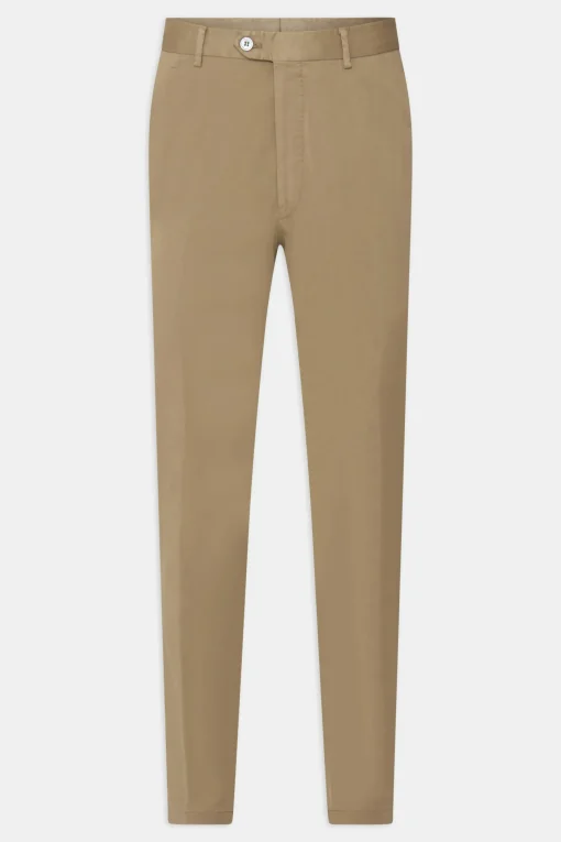 Slim Fit Cotton Stretch Trousers