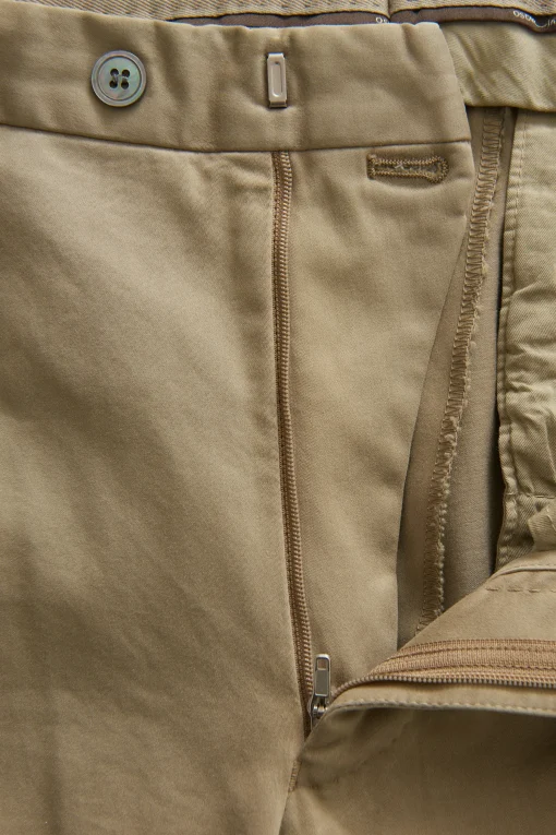 Slim Fit Cotton Stretch Trousers