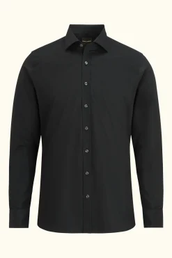 Slim Fit Cut Away Cotton Stretch Shirt