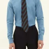 Slim Fit Cut Away Denim Shirt