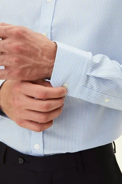 Slim Fit Cut Away Non-Iron Cotton Shirt