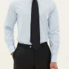 Slim Fit Cut Away Poplin Shirt
