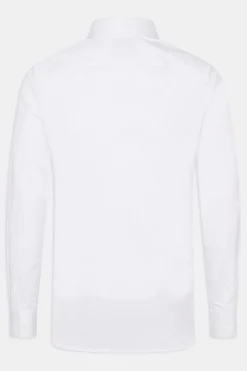 Slim Fit Cut Away Poplin Shirt