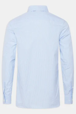 Slim Fit Cut Away Poplin Shirt