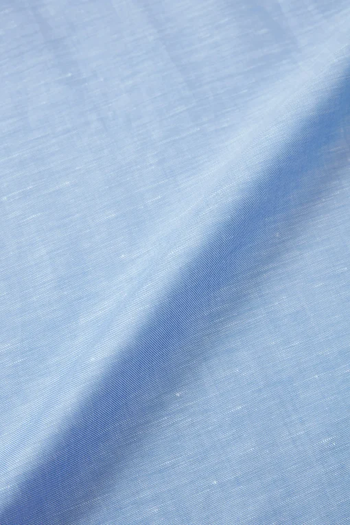 Slim Fit Cut Away Soft Linen Shirt