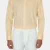Slim Fit Cut Away Twill Shirt