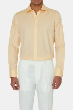 Slim Fit Cut Away Twill Shirt