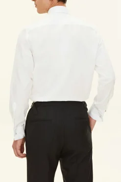 Slim Fit Cut Away Twill Shirt