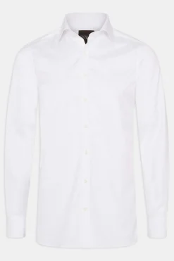 Slim Fit Cut Away Twill Shirt