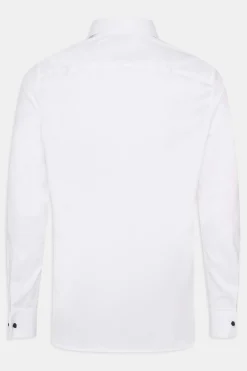 Slim Fit Cut Away Twill Shirt