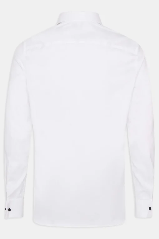 Slim Fit Cut Away Twill Shirt