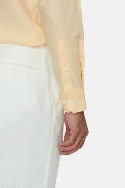Slim Fit Cut Away Twill Shirt