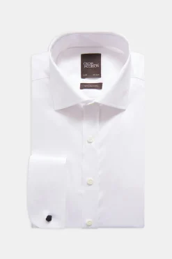 Slim Fit Cut Away Twill Shirt