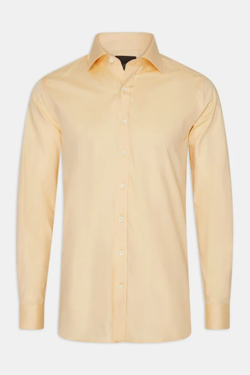 Slim Fit Cut Away Twill Shirt