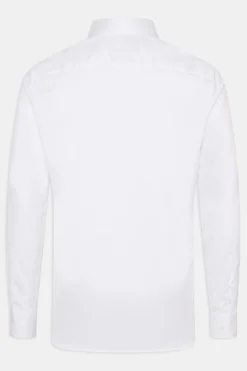 Slim Fit Cut Away Twill Shirt