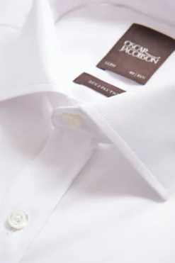 Slim Fit Cut Away Twill Shirt