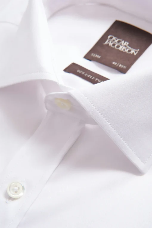 Slim Fit Cut Away Twill Shirt