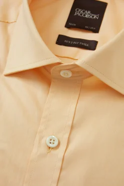 Slim Fit Cut Away Twill Shirt