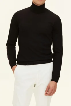 Slim Fit Extra Fine Merino Wool Rollneck