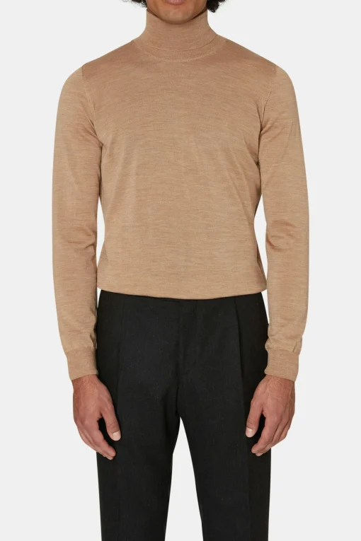 Slim Fit Extra Fine Merino Wool Rollneck