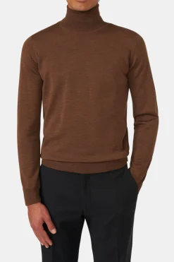Slim Fit Extra Fine Merino Wool Rollneck
