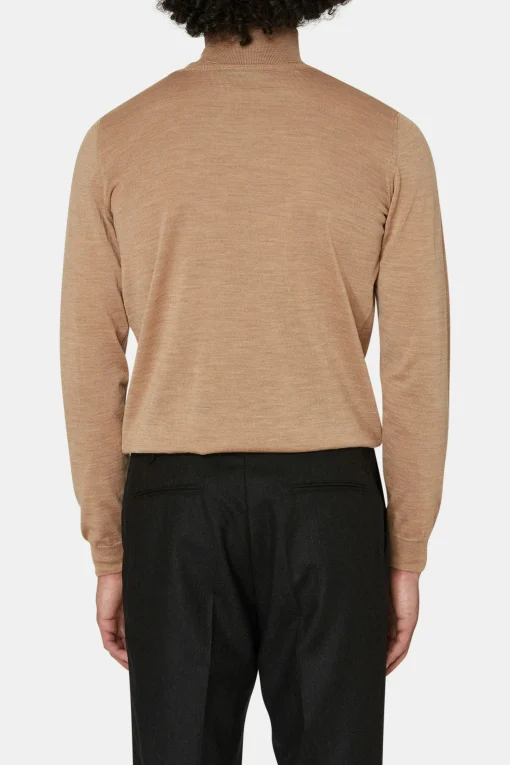Slim Fit Extra Fine Merino Wool Rollneck