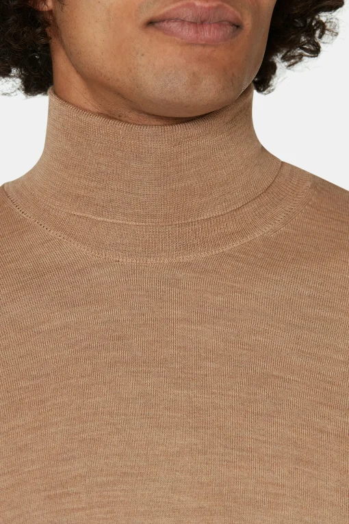 Slim Fit Extra Fine Merino Wool Rollneck