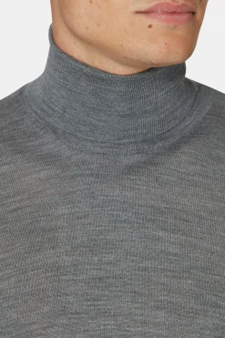 Slim Fit Extra Fine Merino Wool Rollneck