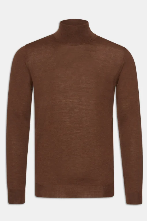Slim Fit Extra Fine Merino Wool Rollneck