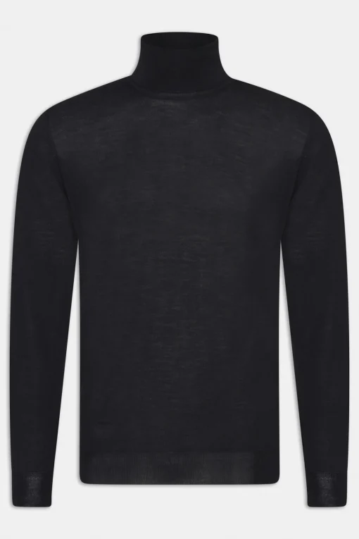 Slim Fit Extra Fine Merino Wool Rollneck