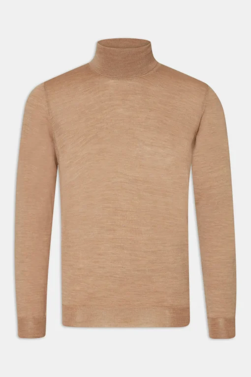 Slim Fit Extra Fine Merino Wool Rollneck