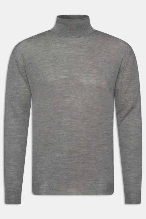 Slim Fit Extra Fine Merino Wool Rollneck