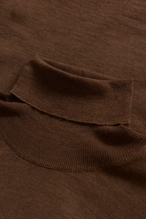 Slim Fit Extra Fine Merino Wool Rollneck