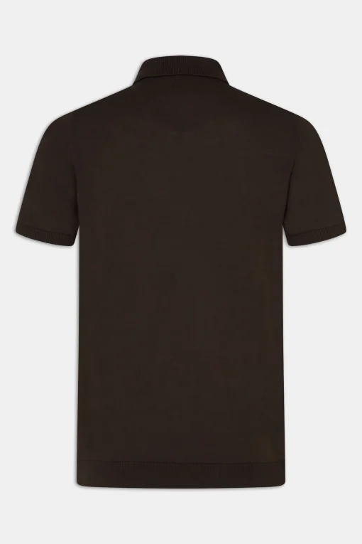 Slim Fit Fine Knitted Poloshirt