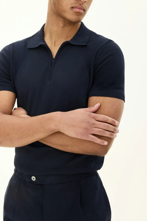 Slim Fit Fine Knitted Poloshirt