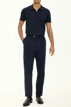 Slim Fit Fine Knitted Poloshirt