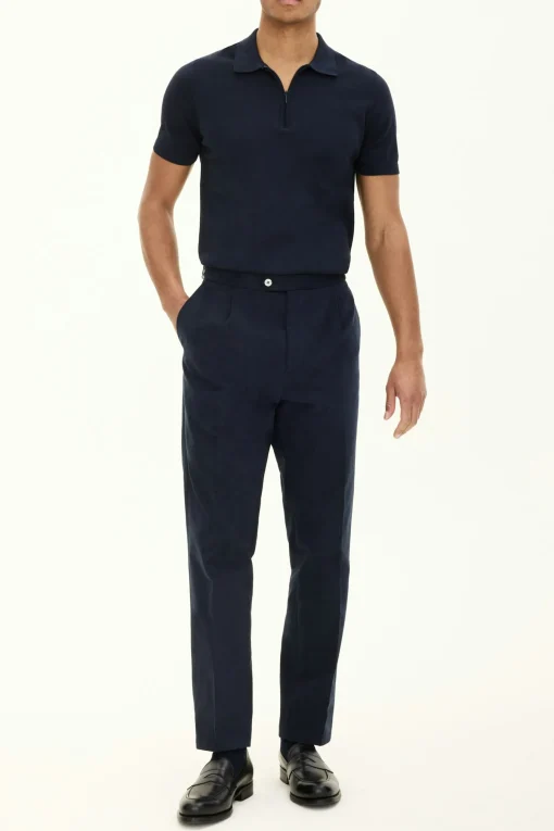 Slim Fit Fine Knitted Poloshirt