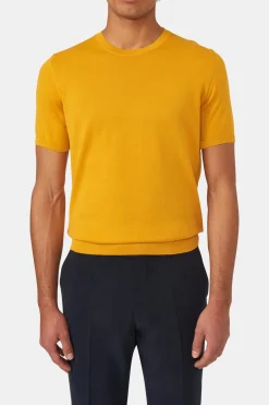 Slim Fit Fine Knitted T-shirt