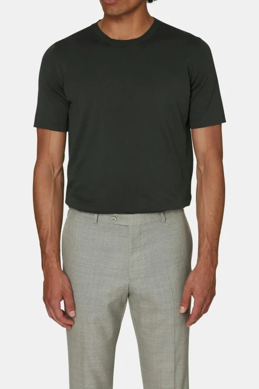 Slim Fit Fine Knitted T-shirt