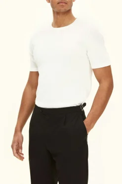 Slim Fit Fine Knitted T-shirt