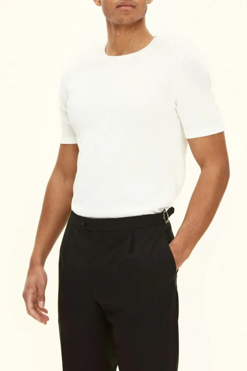 Slim Fit Fine Knitted T-shirt