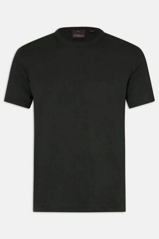 Slim Fit Fine Knitted T-shirt