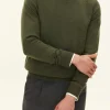 Slim Fit Fine Merino Wool Roundneck Sweater