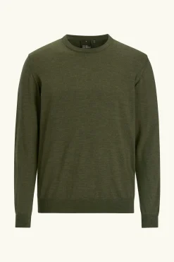 Slim Fit Fine Merino Wool Roundneck Sweater