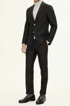 Slim Fit Flannel Blazer