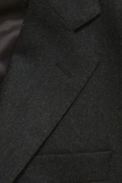 Slim Fit Flannel Blazer