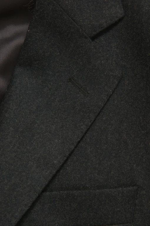 Slim Fit Flannel Blazer