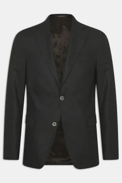 Slim Fit Flannel Blazer