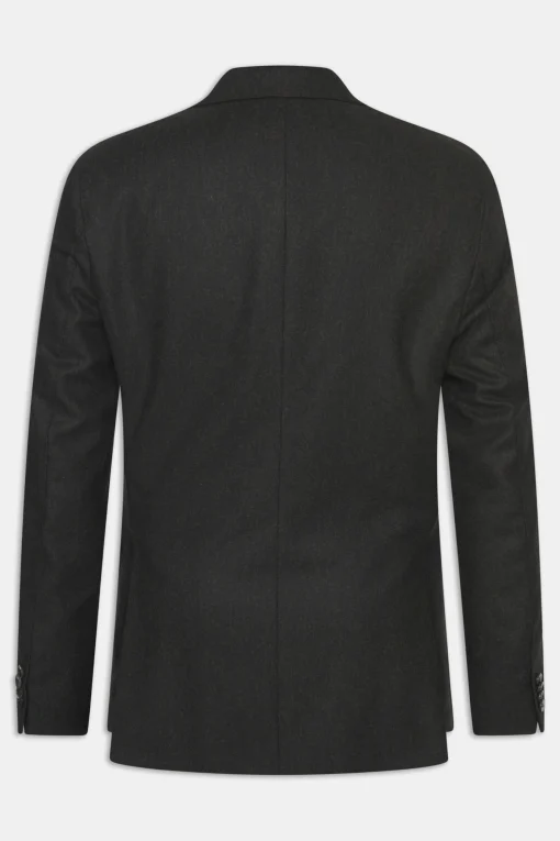 Slim Fit Flannel Blazer