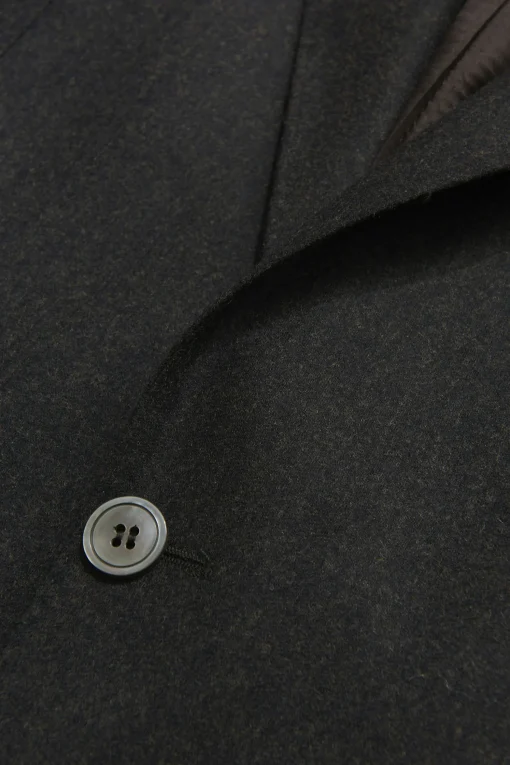 Slim Fit Flannel Blazer